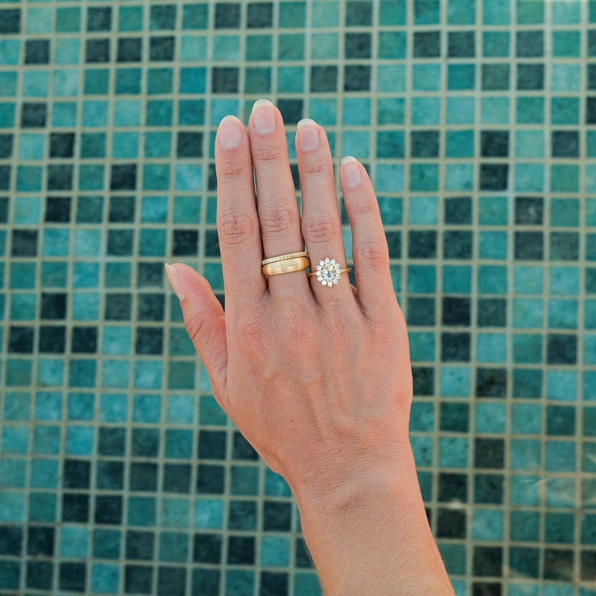 Vinyl dome ring | 9K